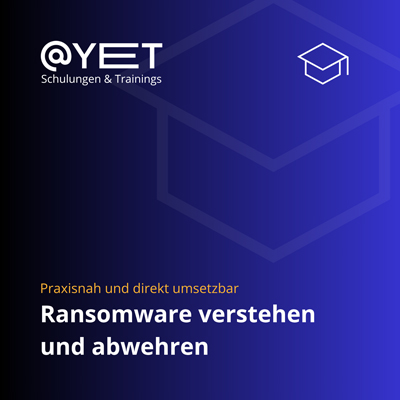 Ankündigung der Schulung "Ransomware verstehen und abweheren"