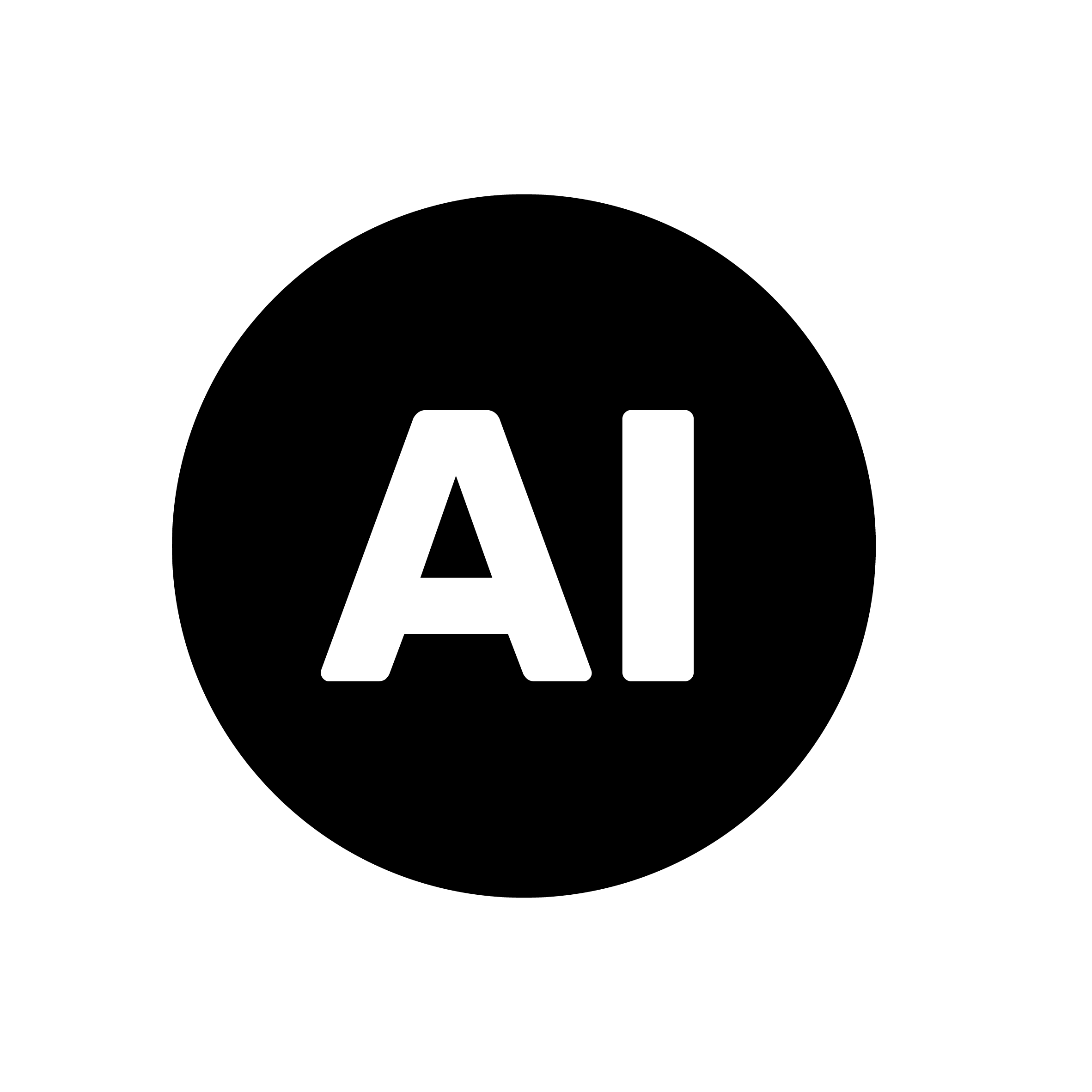 Offizielles Label der EU für KI-Inhalte mit der Aufschrift "AI"