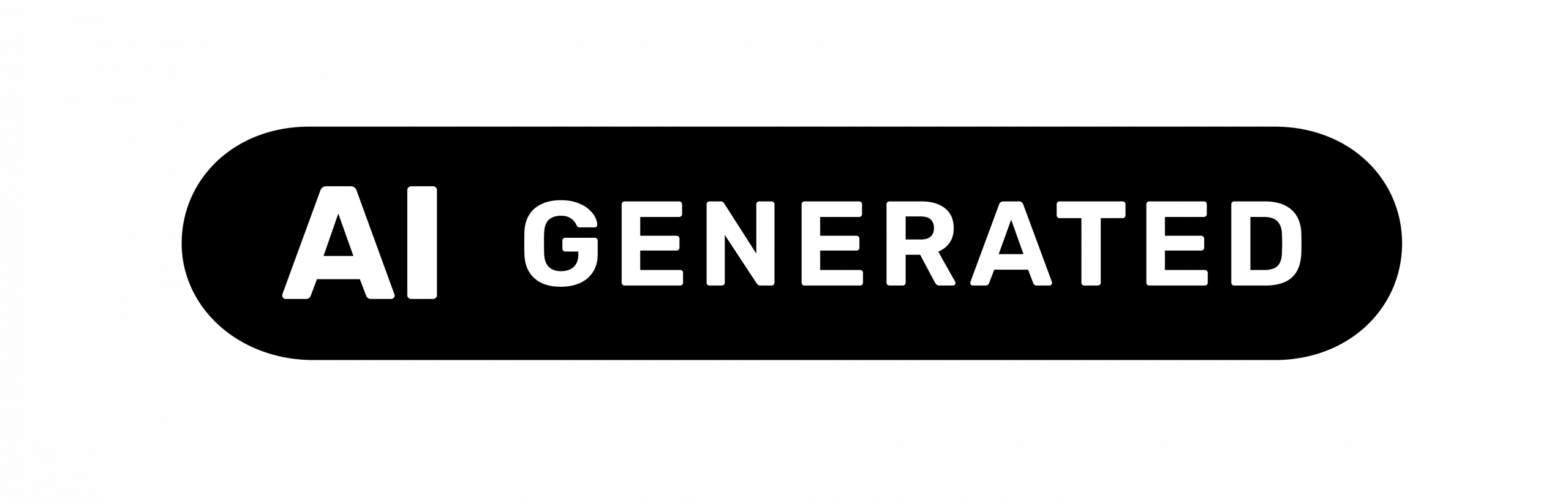 Offizielles Label der EU für KI-generierte Inhalte mit der Aufschrift "AI generated"